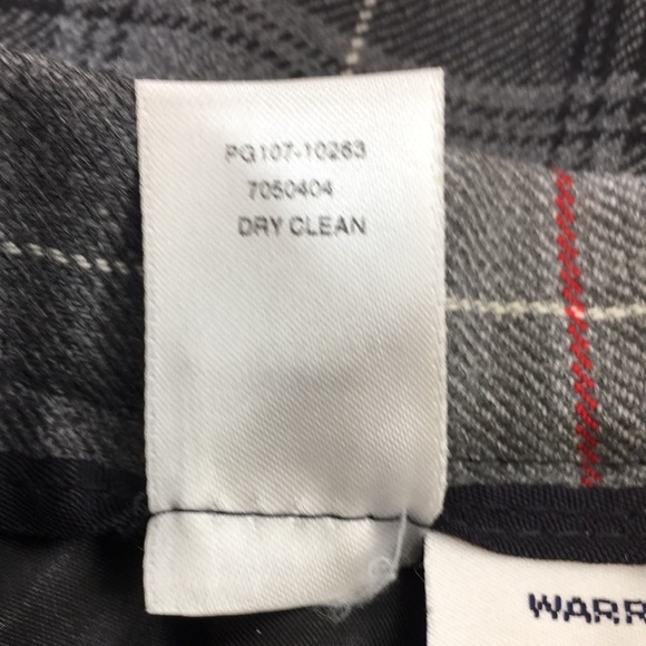 Pendleton Skirt Womens 10P Gray Black Plaid Virgin Wool Midi Vintage - Picture 11 of 11